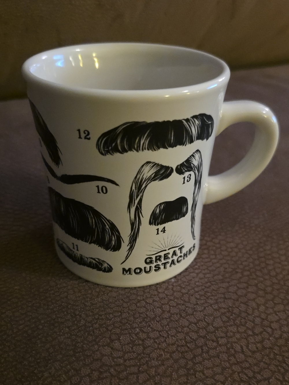 The Unemployed Philosophers Guild Great Moustaches Ceramic Mug - 2011